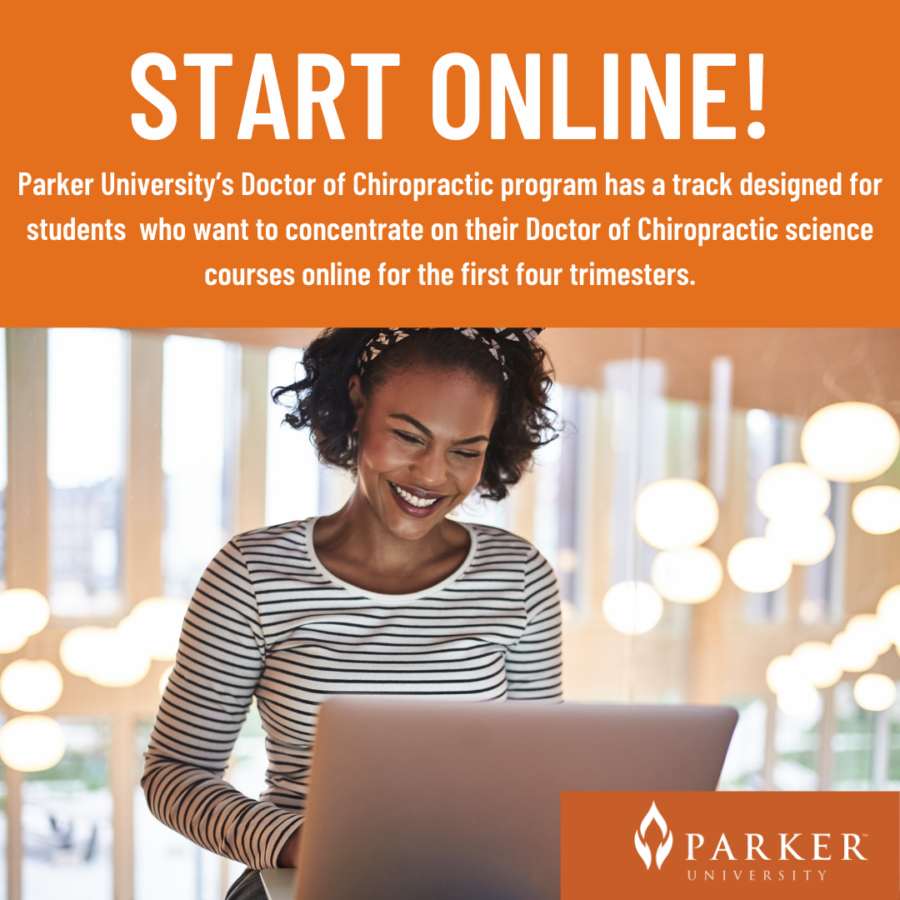 Parker University is Proudly Offering its New Hybrid Online and In-person Doctor of Chiropractic Program
