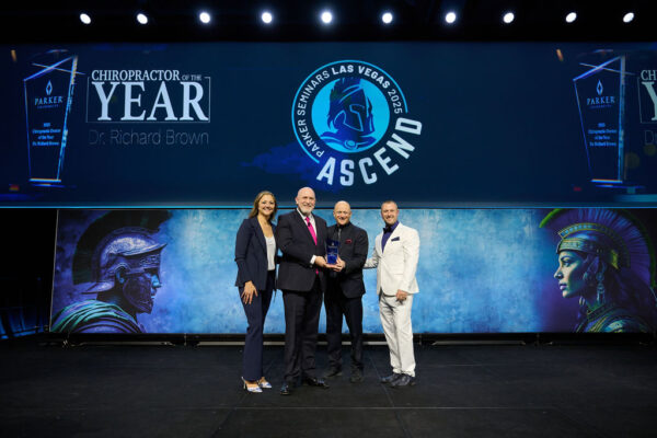 During Parker Seminars Las Vegas 2025, Dr. Richard Brown was honored with the “Chiropractor of the Year” award.
