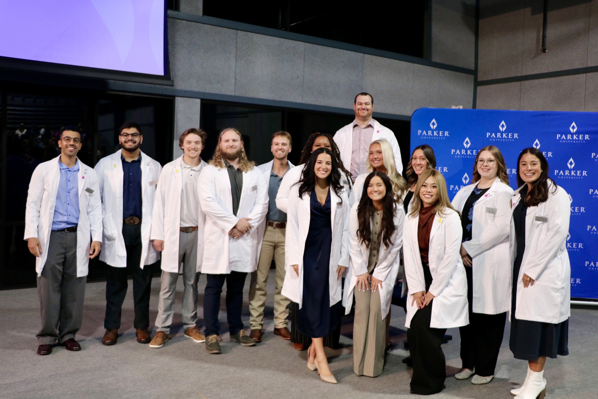 Parker students celebrate at their White Coat Ceremony
